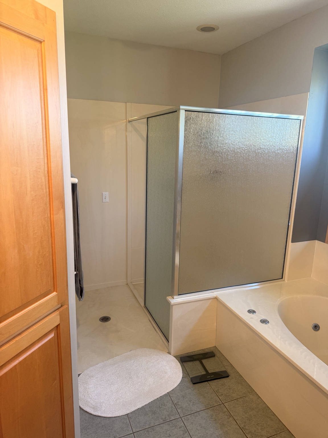 Bathroom shower before renovation